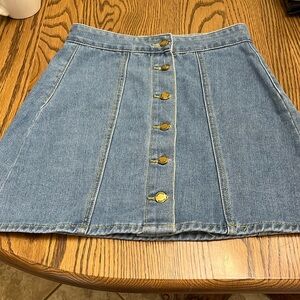 Denim skirt